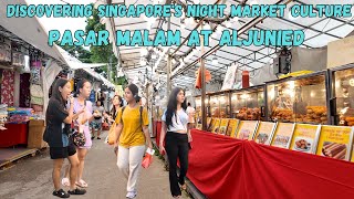 Discovering Singapores Night Market Culture  Pasar Malam at Aljunied [upl. by Friede]