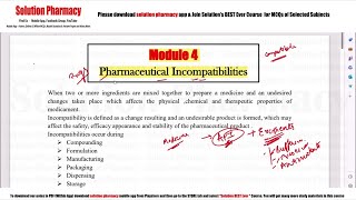 Pharmaceutics 38 Pharmaceutical Incompatibilities  Incompatibilities in Pharmaceuticals [upl. by Needan827]