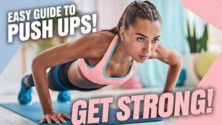 How to Do Push Ups for Beginners Girl at Home Easy Guide  Get Strong [upl. by Wind]