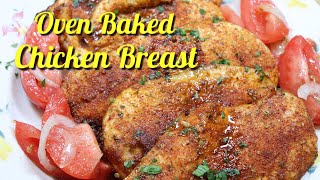 Oven Baked Chicken Breast  MOLCS Easy Recipes [upl. by Jacqui651]