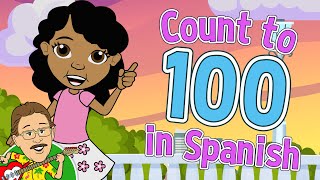 Count to 100 in Spanish  Jack Hartmann [upl. by Ardnad]