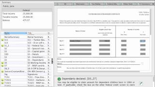 How to Report Tuition Fees using Canadian Tax Software TaxTron [upl. by Ennasil]