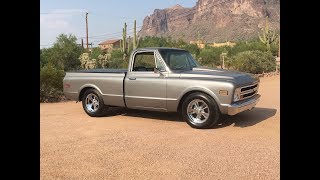 1972 Chevy C10 short bed pickup with a 496 inch stroked big block [upl. by Atiuqrehs]