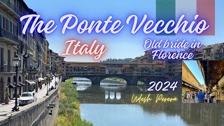 The Ponte Vecchio Old stone bridge of Florence Italy 2024 silenttravelmovies udeshperera [upl. by Mundt]