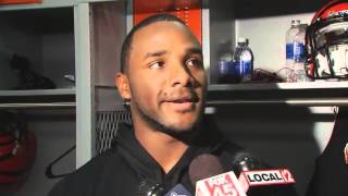 Bengals rookie Giovani Bernard talks after first team practice [upl. by Wolliw]