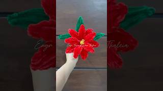 Poinsettia fypage fyp poinsettias poinsettia diy diycraft tutorial [upl. by Amandi]