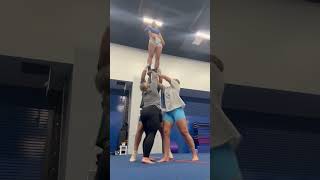 cheerfun cheerleading cheer cheersport schoolsports stunt cheerteam sports cheerpractice [upl. by Heller]