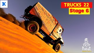 Dakar Desert Rally  2022 Trucks Flying Up Stage 6 [upl. by Tzong983]