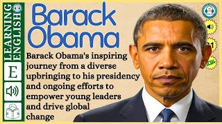 interesting story in English 🔥 Barack Obama🔥 story in English with Narrative Story [upl. by Ailima]