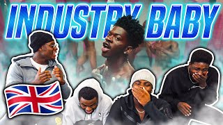 UK YOUTUBERS REACT TO LIL NAS X  INDUSTRY BABY [upl. by Fujio972]