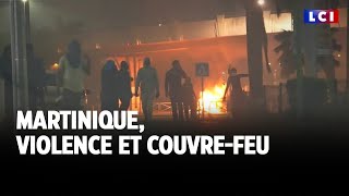 Martinique  violence et couvrefeu  que se passetil [upl. by Ahsinna]