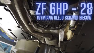 BMW E92 330d  Wymiana oleju w automatycznej skrzyni biegów 6HP [upl. by Sand203]