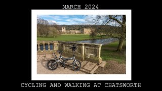 CYCLING AND WALKING FROM CHATSWORTH CARAVAN AND MOTORHOME CLUB CAMPSITE FT AQUEDUCT [upl. by Nedrah]