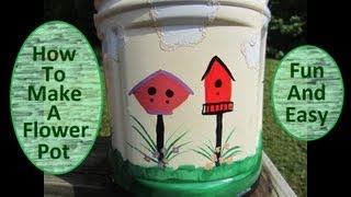 How To Make A Flower Pot Out Of A Coffee Can [upl. by Grati]