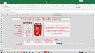 Excel Einheiten umwandeln [upl. by Ttelrahc]