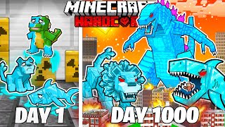 I Survived 1000 Days As DIAMOND MONSTERS in HARDCORE Minecraft Full Story [upl. by Hallerson120]