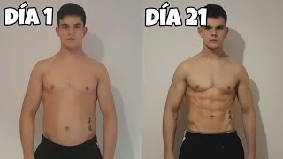 Transformación Gym INCREIBLE cambio físico natural en 21 días 3 semanas Transformacion Fitness [upl. by Rodmun]