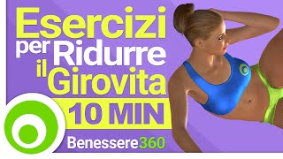 10 Minuti di Esercizi per Ridurre il Girovita e Dimagrire la Pancia  Allenamento per Donne [upl. by Towney]