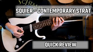 Squier Contemporary Stratocaster  Quick Review [upl. by Zenia]