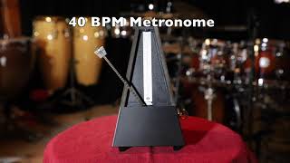 REAL Metronome  40 bpm  Wittner Model No 806m [upl. by Eniamert279]