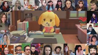 EVERYONE Reacts to Animal Crossing New Horizons Direct  COMPILATION [upl. by Haimerej]