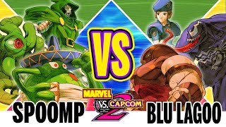 Marvel vs Capcom 2  Beginner Matches  spoomp P1 vs Blu Lagoo P2 [upl. by Croft630]