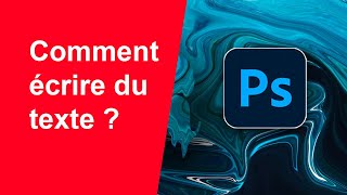 Comment générer du texte dans Photoshop [upl. by Relyc]