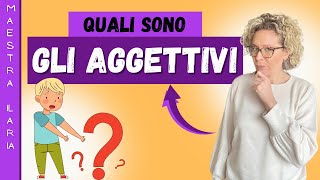 Quali sono gli Aggettivi  qualificativi e indicativideterminativi [upl. by Kopans]