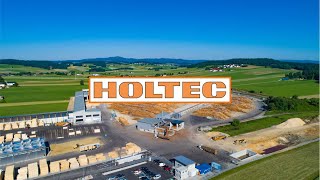 Holzindustrie Herbert Handlos  Rundholzplatz von HOLTEC [upl. by Inkster]