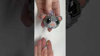 Beaded Rat 🐭 Seed Bead Animals Patterns [upl. by Efren]