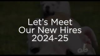 Bolles 202425 New Hires [upl. by Dazraf]