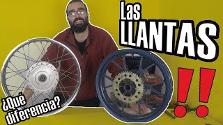 👉 LAS LLANTAS DE LA MOTO  Partes tipos mantenimiento🔝 [upl. by Shelly338]