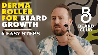 How To Use The Derma Roller For Beard Growth  Beard Club [upl. by Evoy715]