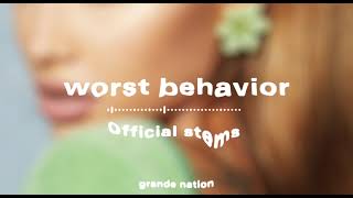 Ariana Grande  worst behavior Official Stem DL [upl. by Ahsiekahs]