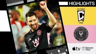 Columbus Crew vs Inter Miami CF  2024 Supporters Shield Clinched  Full Match Highlights [upl. by Rogerg]