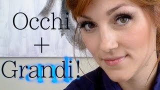 Trucco per Occhi Piccoli  Come ingrandire gli Occhi con il trucco [upl. by Howund]