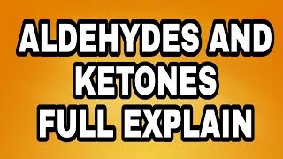 Aldehydes and Ketones full explain in URDU HINDI chemistry 12 learning 4u [upl. by Feola147]