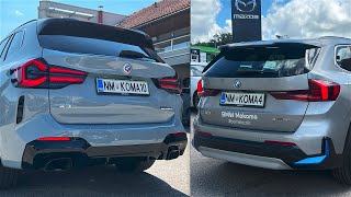 New BMW iX1 2023 vs New BMW X3 M40d 2023  Acceleration 0100 kmh Comparison [upl. by Rotow]