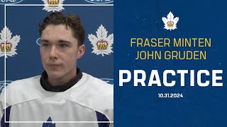 Toronto Marlies Media Availability  October 31 2024 [upl. by Yetah]