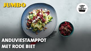 Wat eten we Andijviestamppot met rode biet [upl. by Neelahtak]