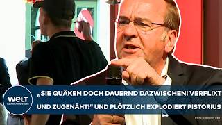 LEIPZIG quotVerflixt und zugenäht So was habe ich noch nie erlebtquot Und plötzlich explodiert Pistorius [upl. by Llezniuq301]