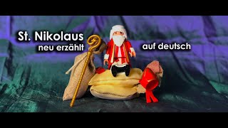 Sankt Nikolaus auf deutsch  Das Kornwunder neu erzählt mit Playmobil [upl. by Elyod]