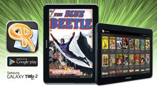 ComicRack on Samsung Galaxy Tab 2 101 [upl. by Sproul237]