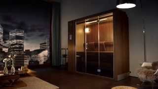 KLAFS SAUNA S1  the worlds first retractable sauna Its as easy as zooming a camera lens klafs [upl. by Acim]