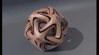 Icosahedron Twisted Loop Blender [upl. by Asseralc]