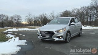 2018 Hyundai Accent Limited Test Drive Video Review [upl. by Ludwog]