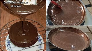 Perfect Chocolate Ganache Recipe with 3 ingredients Chocolate Syrup recipe [upl. by Bornstein]