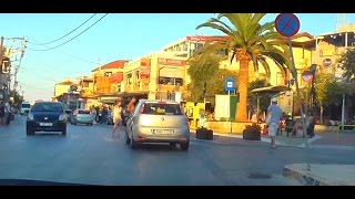 DRIVING FROM PLATANIAS TO AGIA MARINA [upl. by Hazmah]