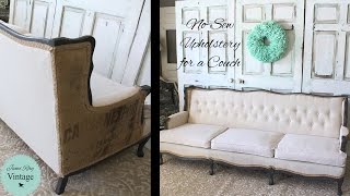 How To Upholster a Couch [upl. by Nooj39]