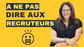 12 choses à cacher en entretien [upl. by Eatnoed782]